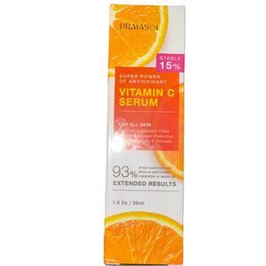 Praiasol Vitamin C Serum 15% For All Skin Antioxidant Sealed NIB Exp 3/27